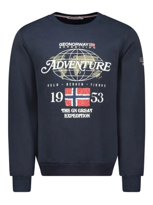 Geographical Norway Bluza "Golkovitz" w kolorze granatowym rozmiar: M