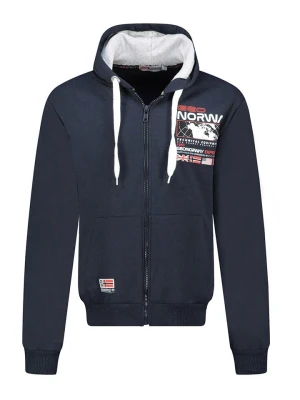 Geographical Norway Bluza "Golme" w kolorze granatowym rozmiar: M