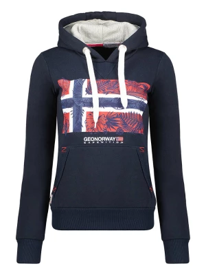 Geographical Norway Bluza "Gpalm" w kolorze granatowym rozmiar: M