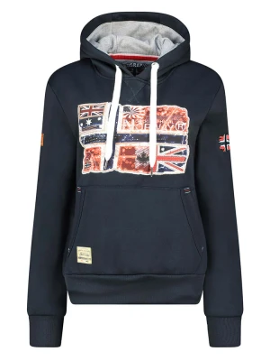 Geographical Norway Bluza "Gpepe2" w kolorze granatowym rozmiar: S