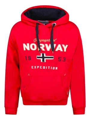 Geographical Norway Bluza "Guitre" w kolorze czerwonym rozmiar: 3XL