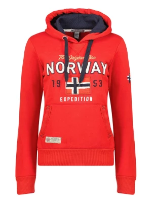 Geographical Norway Bluza "Guitre" w kolorze czerwonym rozmiar: M