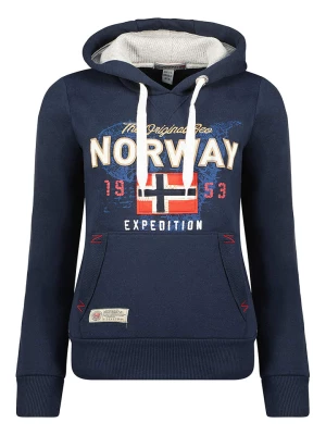 Geographical Norway Bluza "Guitre" w kolorze granatowym rozmiar: M