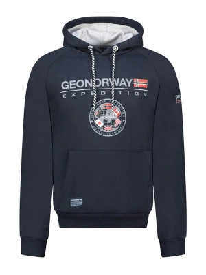 Geographical Norway Bluza "Gvick" w kolorze granatowym rozmiar: S