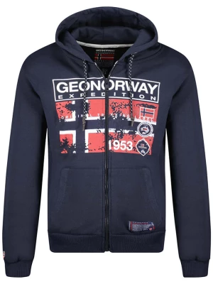 Geographical Norway Bluza "Gyan" w kolorze granatowym rozmiar: S