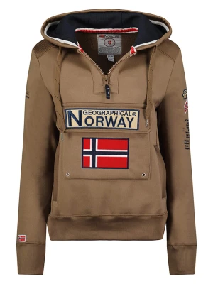 Geographical Norway Bluza "Gymclass" w kolorze brązowym rozmiar: XL