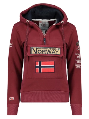 Geographical Norway Bluza "Gymclass" w kolorze czerwonym rozmiar: S