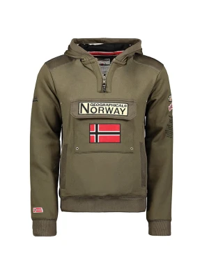 Geographical Norway Bluza "Gymclass" w kolorze khaki rozmiar: 152