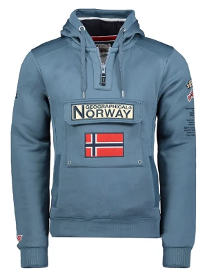 Geographical Norway Bluza "Gymclass" w kolorze niebieskim rozmiar: XL