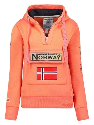 Geographical Norway Bluza "Gymclass" w kolorze pomarańczowym rozmiar: S