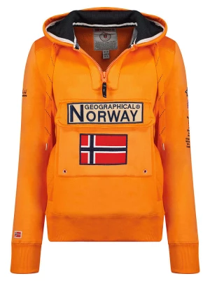 Geographical Norway Bluza "Gymclass" w kolorze pomarańczowym rozmiar: XL