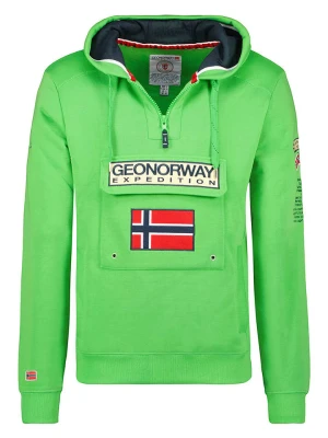 Geographical Norway Bluza "Gymclass" w kolorze zielonym rozmiar: XL