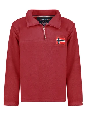 Geographical Norway Bluza polarowa "Tequateur" w kolorze czerwonym rozmiar: 3XL
