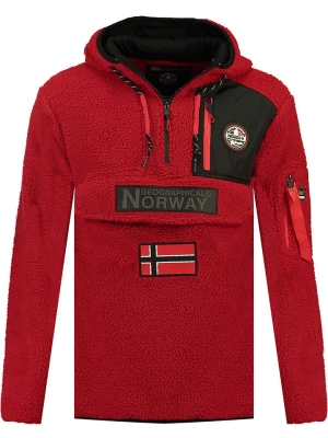 Geographical Norway Bluza polarowa "Terifique" w kolorze czerwonym rozmiar: L