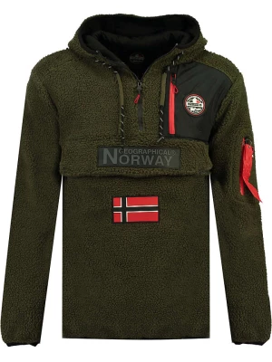 Geographical Norway Bluza polarowa "Terifique" w kolorze khaki rozmiar: S
