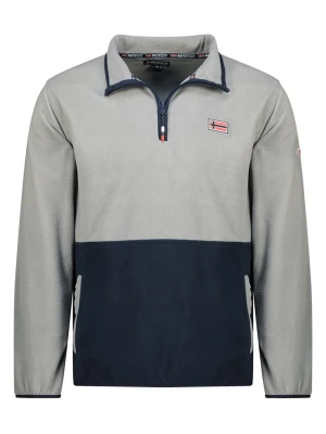 Geographical Norway Bluza polarowa "Touki" w kolorze granatowo-szarym rozmiar: XL