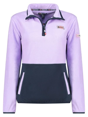 Geographical Norway Bluza polarowa "Touki" w kolorze lawendowo-granatowym rozmiar: M