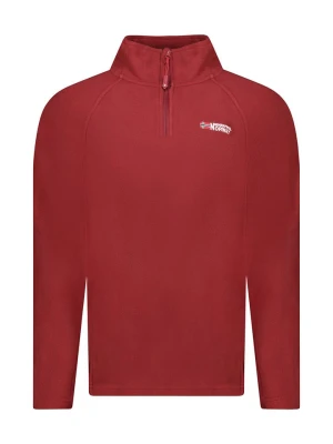 Geographical Norway Bluza polarowa "Tug" w kolorze bordowym rozmiar: M
