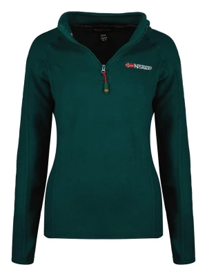 Geographical Norway Bluza polarowa "Tug" w kolorze ciemnozielonym rozmiar: XXL