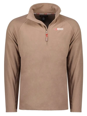 Geographical Norway Bluza polarowa "Tug" w kolorze szarobrązowym rozmiar: L