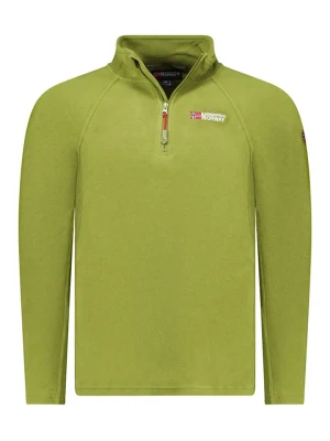 Geographical Norway Bluza polarowa "Tug" w kolorze zielonym rozmiar: L