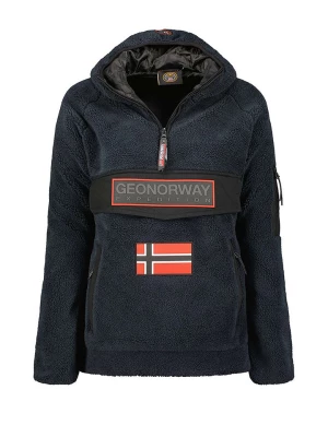 Geographical Norway Bluza polarowa "Upassia" w kolorze granatowym rozmiar: M