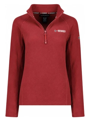 Geographical Norway Bluza polarowa w kolorze czerwonym rozmiar: M