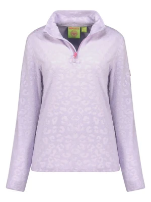 Geographical Norway Bluza polarowa w kolorze fioletowym rozmiar: L