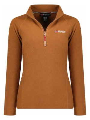 Geographical Norway Bluza polarowa w kolorze jasnobrązowym rozmiar: XXL