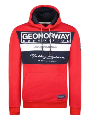 Geographical Norway Bluza w kolorze czerwonym rozmiar: S