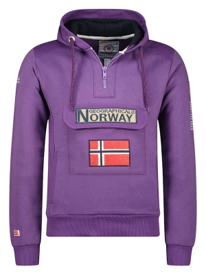 Geographical Norway Bluza w kolorze fioletowym rozmiar: XXL