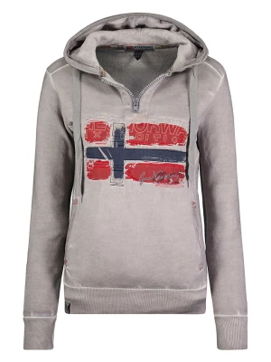 Geographical Norway Bluza w kolorze szarym rozmiar: L