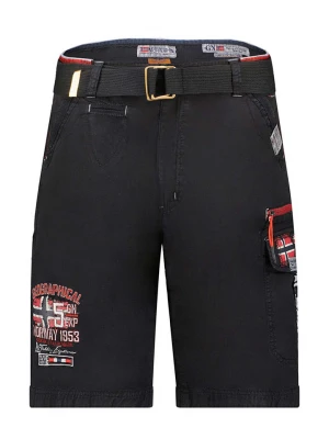 Geographical Norway Bermudy "Parodie" w kolorze czarnym rozmiar: XXL