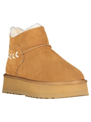 Geographical Norway Botki zimowe "Ofleche" w kolorze jasnobrązowym rozmiar: 41