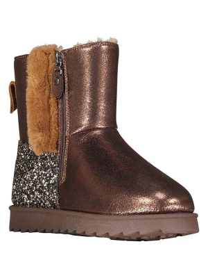 Geographical Norway Botki zimowe "Oglitter" w kolorze brązowym rozmiar: 37