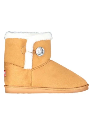 Geographical Norway Botki zimowe "Ogossip" w kolorze jasnobrązowym rozmiar: 40