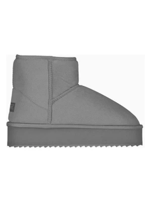 Geographical Norway Botki zimowe "Orgeat" w kolorze szarym rozmiar: 37