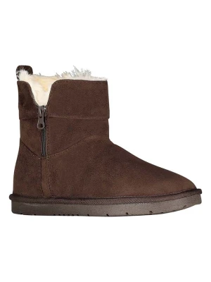 Geographical Norway Botki zimowe "Ozipnat" w kolorze brązowym rozmiar: 39