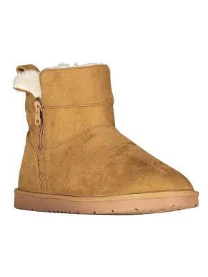 Geographical Norway Botki zimowe "Ozipnat" w kolorze jasnobrązowym rozmiar: 39