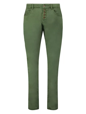 Geographical Norway Dżinsy "Pisak" - Skinny fit - w kolorze zielonym rozmiar: XL