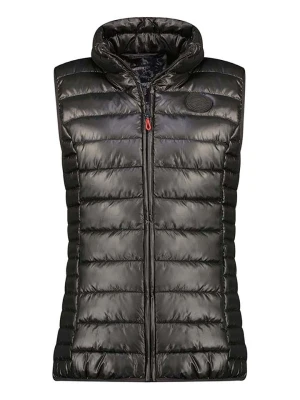 Geographical Norway Kamizelka pikowana "Annecy" w kolorze czarnym rozmiar: XXL