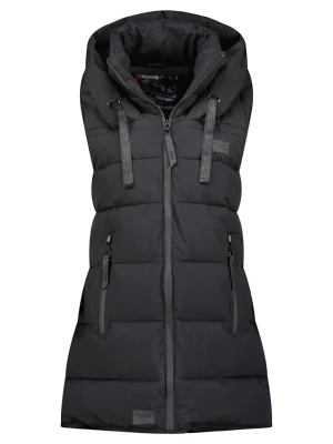 Geographical Norway Kamizelka pikowana "Dolbar" w kolorze czarnym rozmiar: XXL