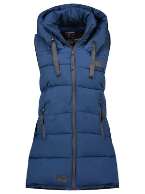 Geographical Norway Kamizelka pikowana "Dolbar" w kolorze granatowym rozmiar: L