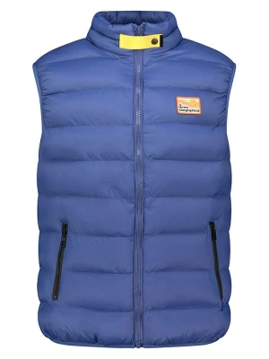 Geographical Norway Kamizelka pikowana "Valanche" w kolorze niebieskim rozmiar: 3XL