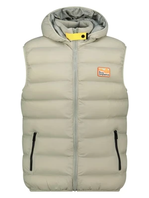 Geographical Norway Kamizelka pikowana "Valanche" w kolorze zielonym rozmiar: L