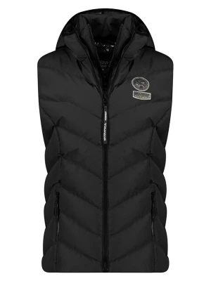 Geographical Norway Kamizelka pikowana "Valor" w kolorze czarnym rozmiar: XXL