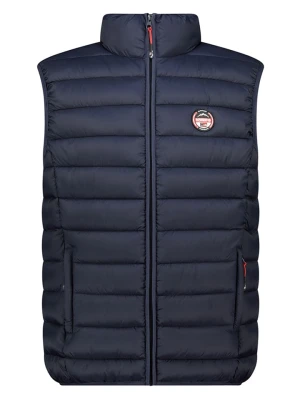 Geographical Norway Kamizelka pikowana "Vamigo" w kolorze granatowym rozmiar: S