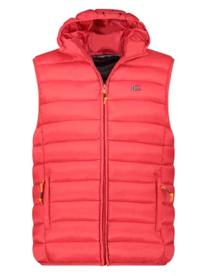 Geographical Norway Kamizelka pikowana "Vamigolor" w kolorze czerwonym rozmiar: 164