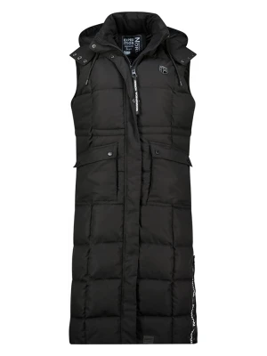 Geographical Norway Kamizelka pikowana "Varda" w kolorze czarnym rozmiar: XXL