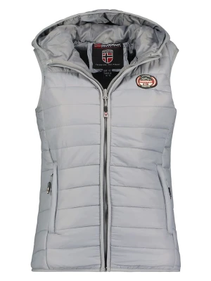 Geographical Norway Kamizelka pikowana "Vatika" w kolorze szarym rozmiar: 152